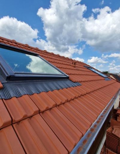 Pose de tuiles et Velux